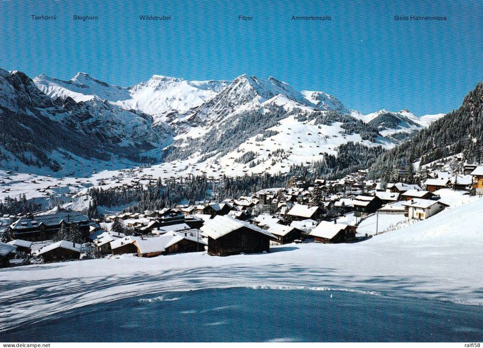 2 AK Schweiz * Blick Auf Adelboden Im Berner Oberland - 2 Luftbildaufnahmen * - Adelboden