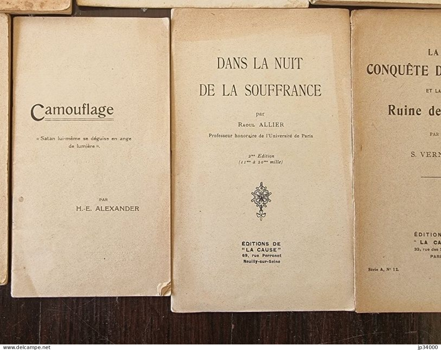 OPUSCULES RELIGIEUX. Lot De 9 Différents. Epoque Années 20-40 - Religion