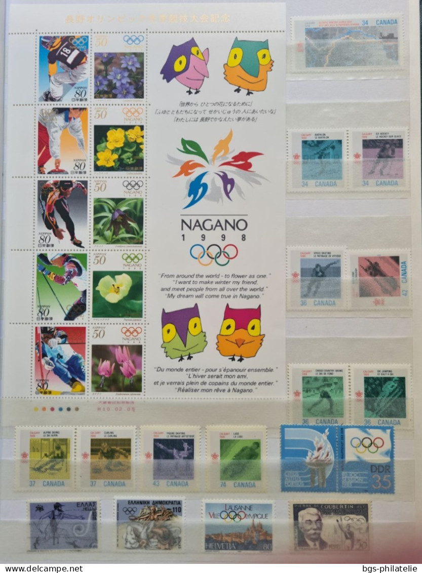 Collection De Timbres Sur Le Thème Des JEUX OLYMPIQUES. - Verzamelingen (zonder Album)