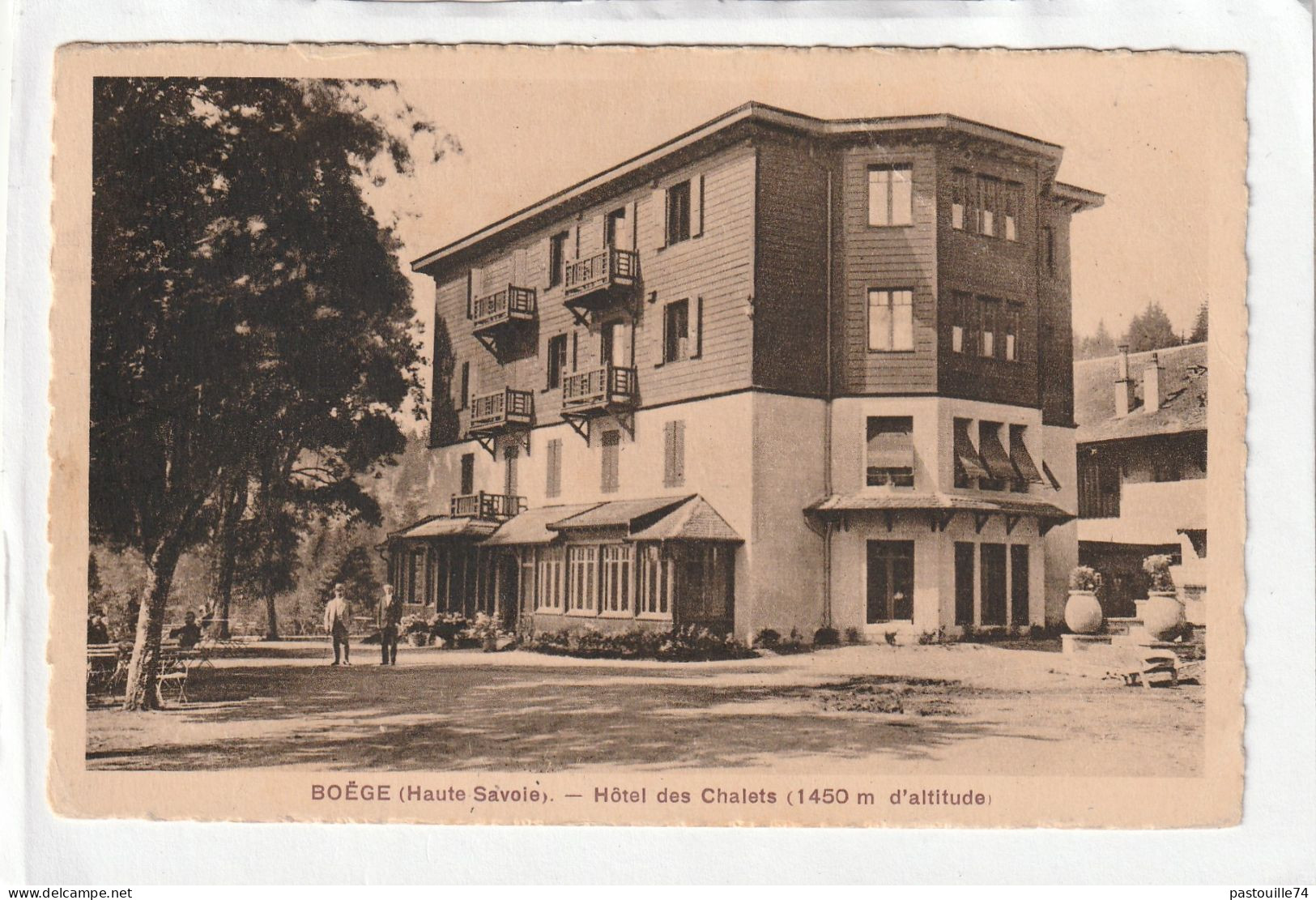 CPA :  14 X 9  -  BOËGE  -  Hôtel Des Chalets - Boëge