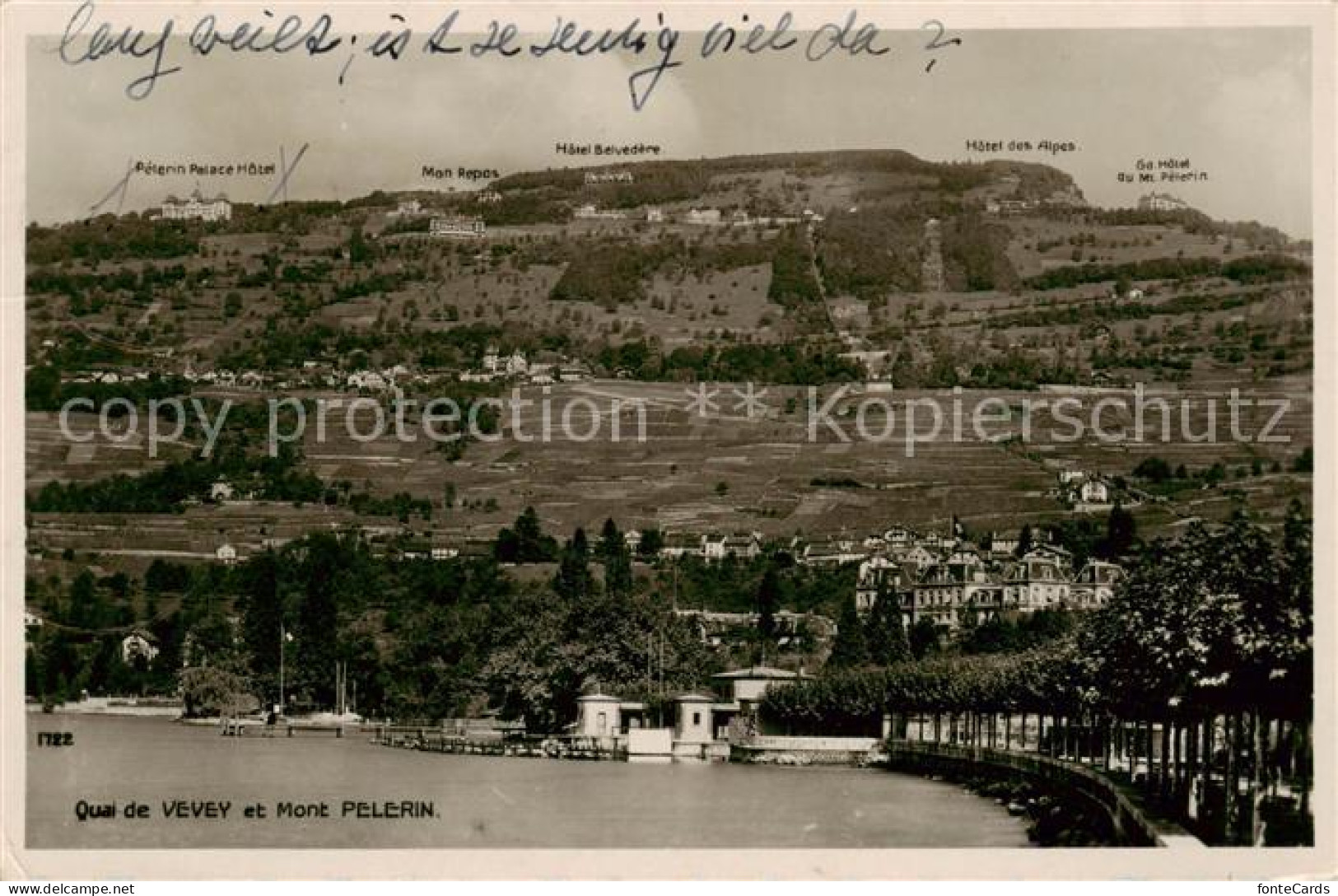 13802502 Vevey VD Quay Et Mont Pelerin Vevey VD - Sonstige & Ohne Zuordnung