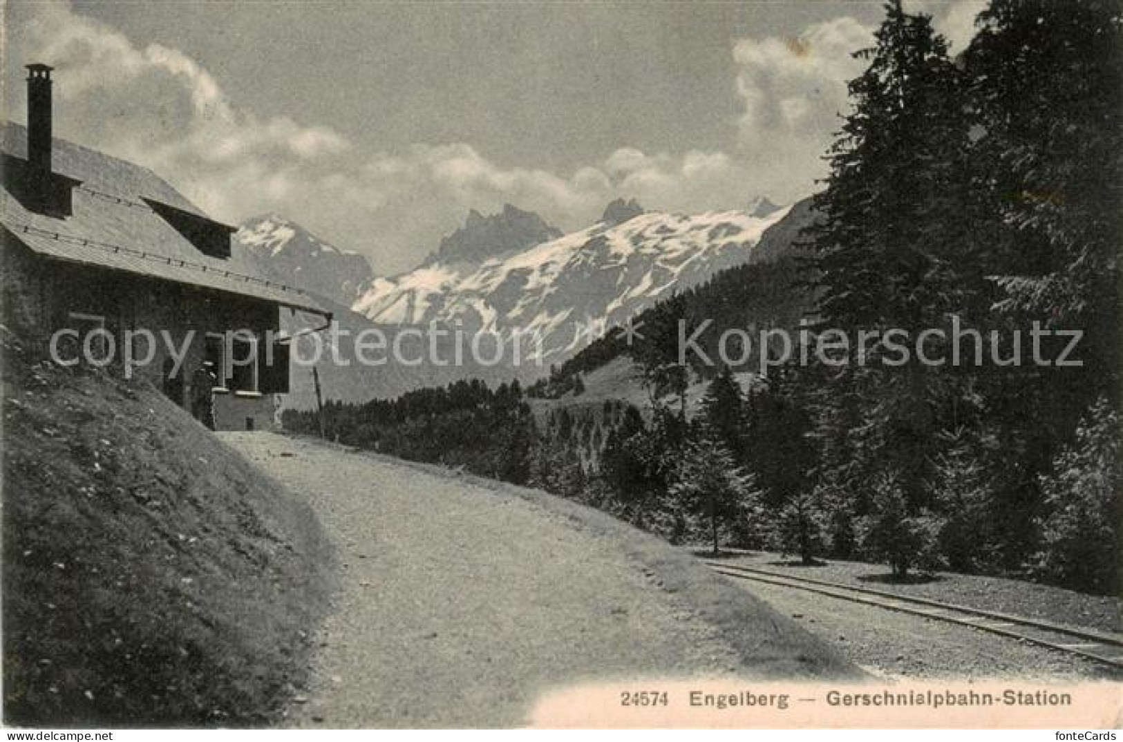 13802498 Engelberg  OW Gerschnialpbahn Station  - Other & Unclassified