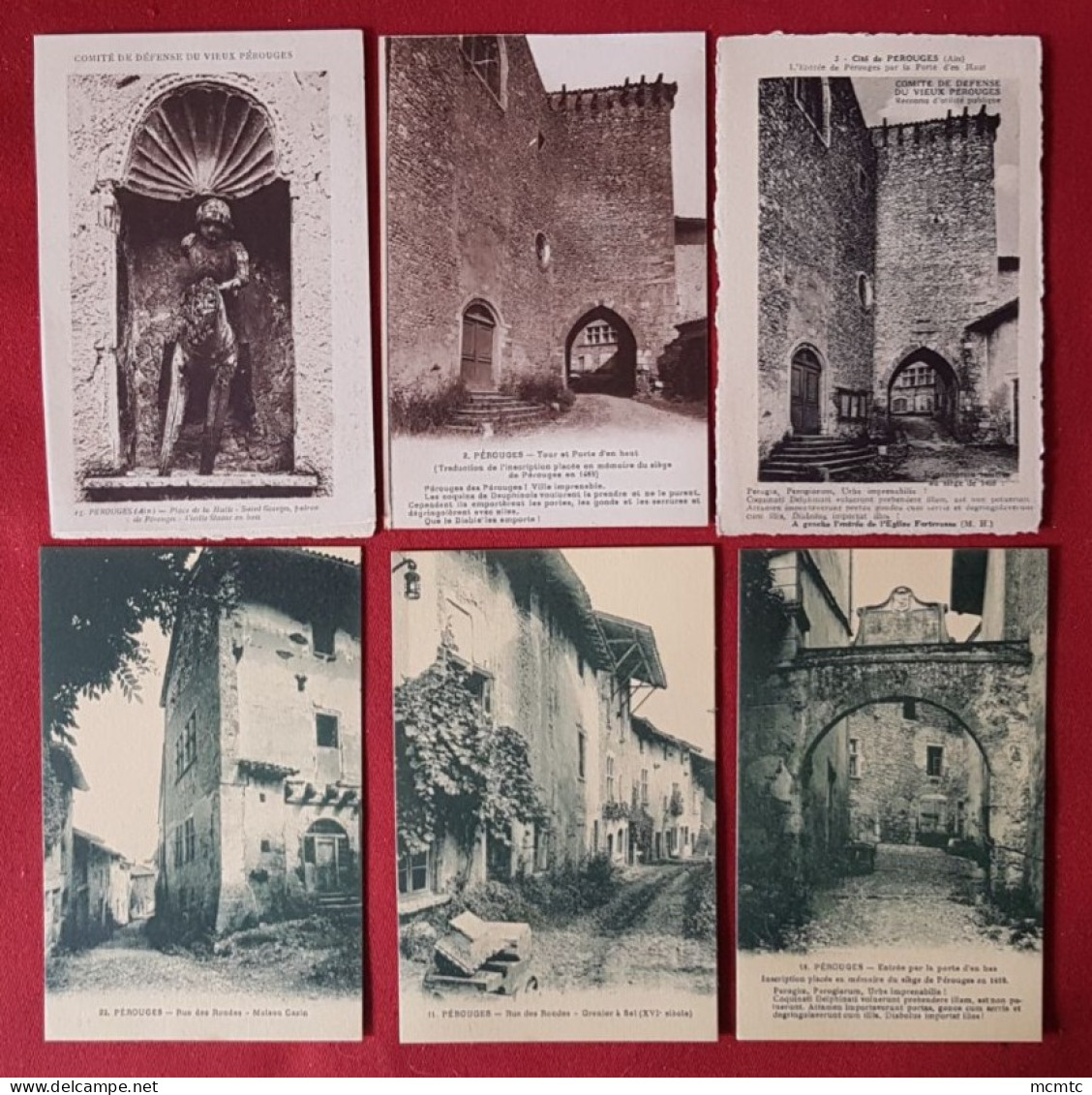 12 Cartes  -  Pérouges    - (01 - Ain ) - Pérouges