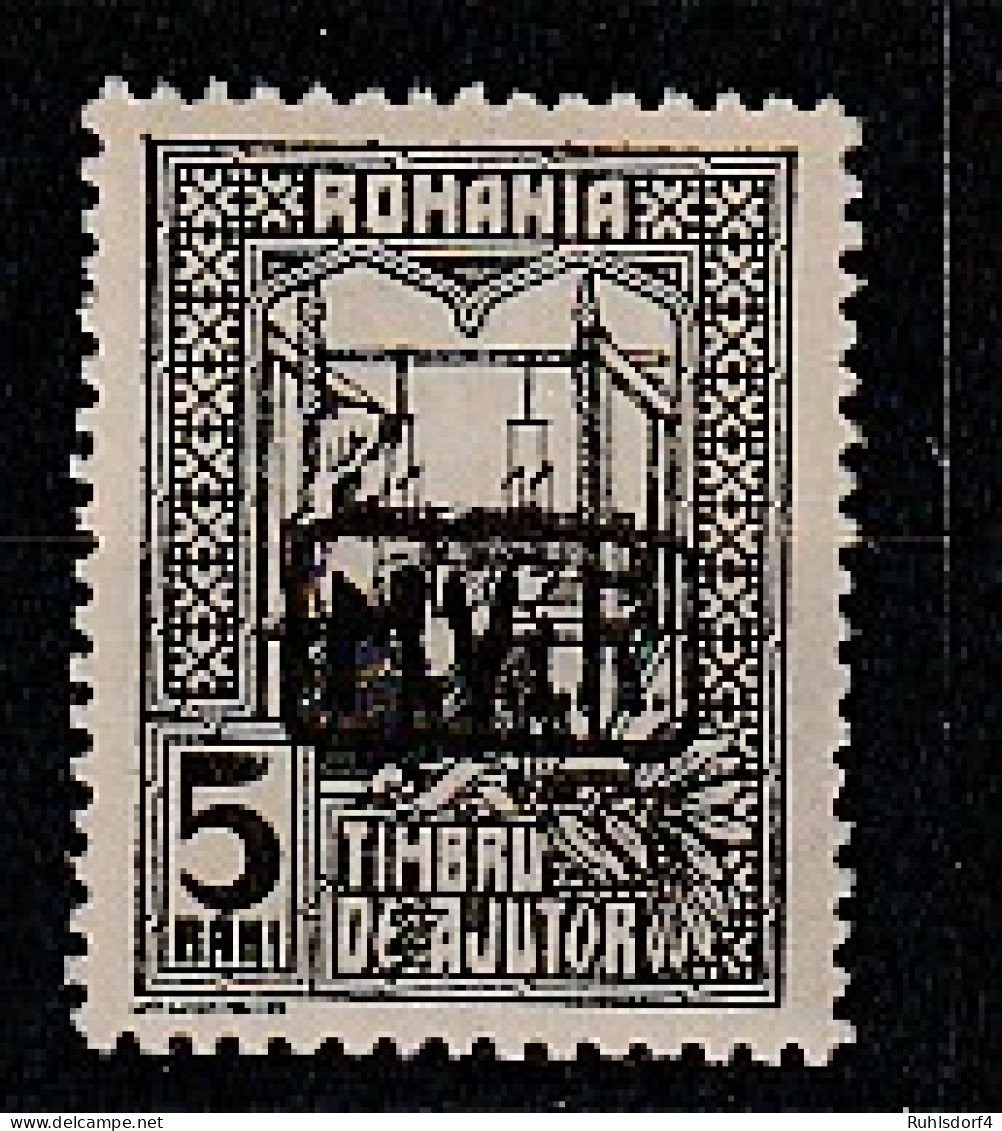 Besetzung Rumänien MViR ZZ 5 In B-Farbe, **, Befund Wasels - Bezetting 1914-18