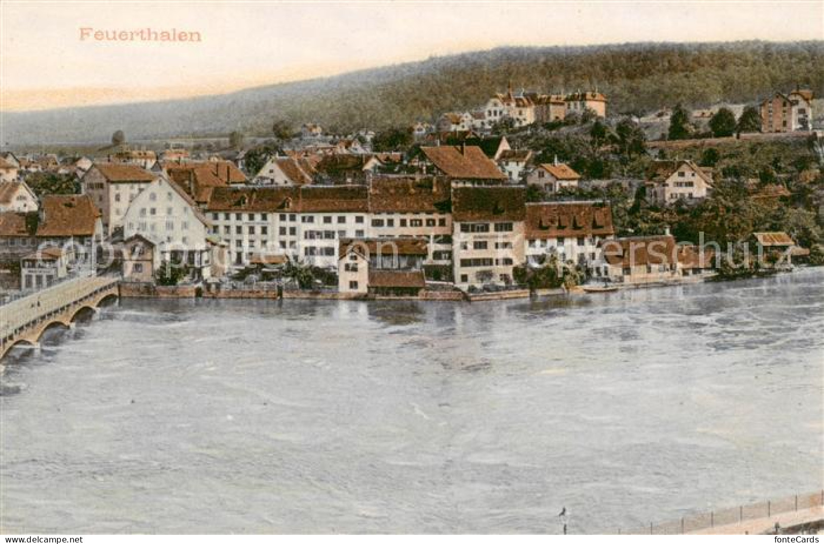 13802440 Feuerthalen Panorama Blick Ueber Den Rhein Feuerthalen - Otros & Sin Clasificación