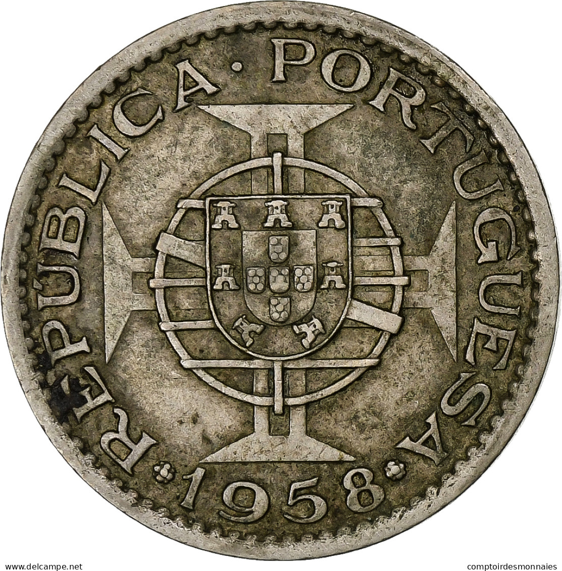 Inde Portugaise, Escudo, 1958, Cupro-nickel, TTB, KM:33 - Portogallo
