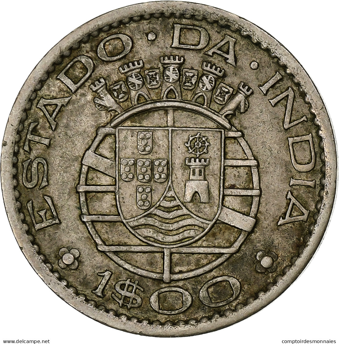 Inde Portugaise, Escudo, 1958, Cupro-nickel, TTB, KM:33 - Portugal