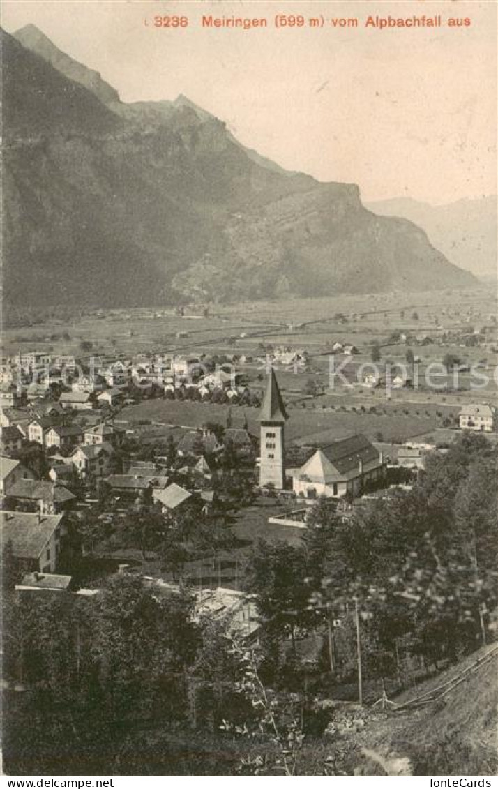 13802430 Meiringen BE Panorama Blick Vom Alpbachfall Aus Meiringen BE - Otros & Sin Clasificación