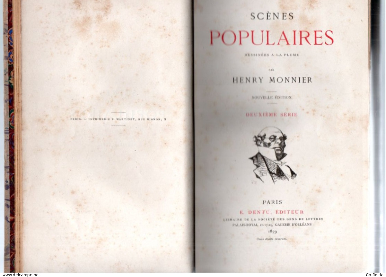 LIVRE . " SCÈNES POPULAIRES " . HENRY MONNIER . DEUXIEME SÉRIE - Réf. N°313L - - Histoire