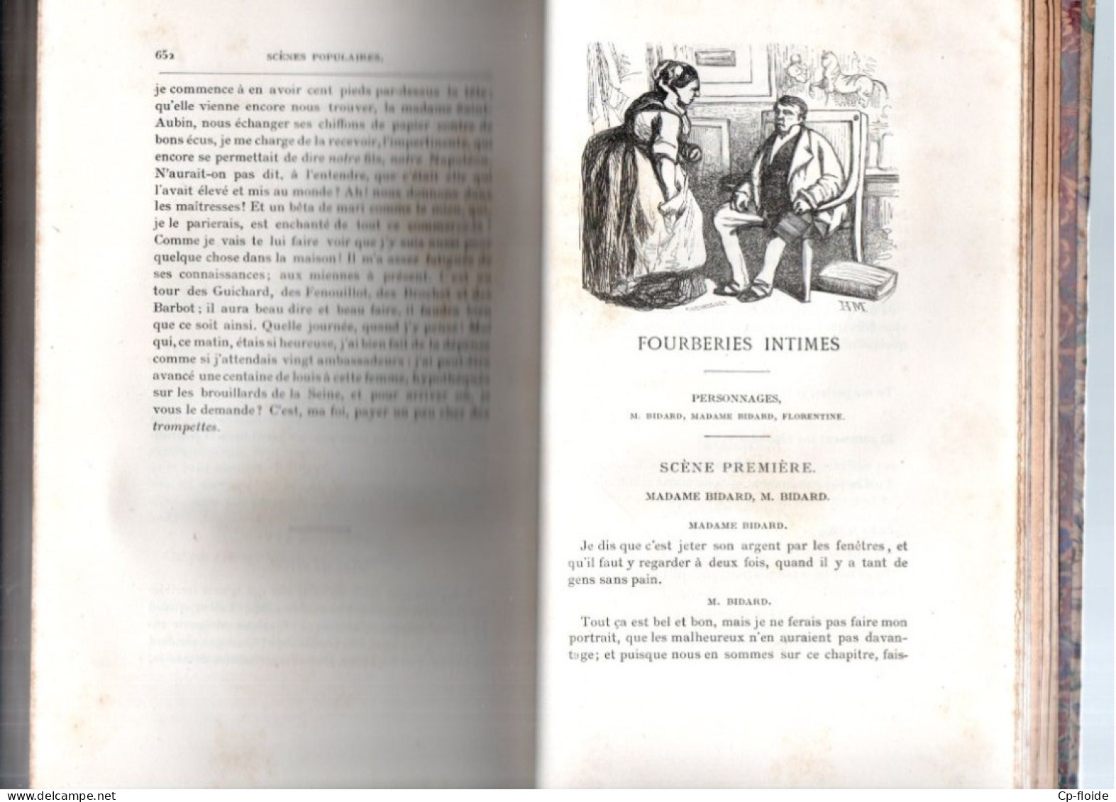 LIVRE . " SCÈNES POPULAIRES " . HENRY MONNIER . DEUXIEME SÉRIE - Réf. N°313L - - Storia