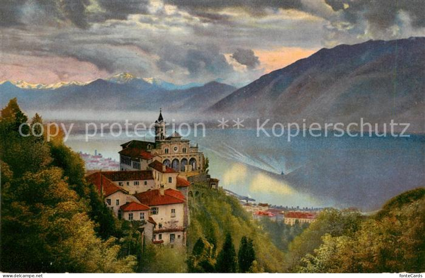 13802383 Locarno Lago Maggiore TI Panorama  - Andere & Zonder Classificatie