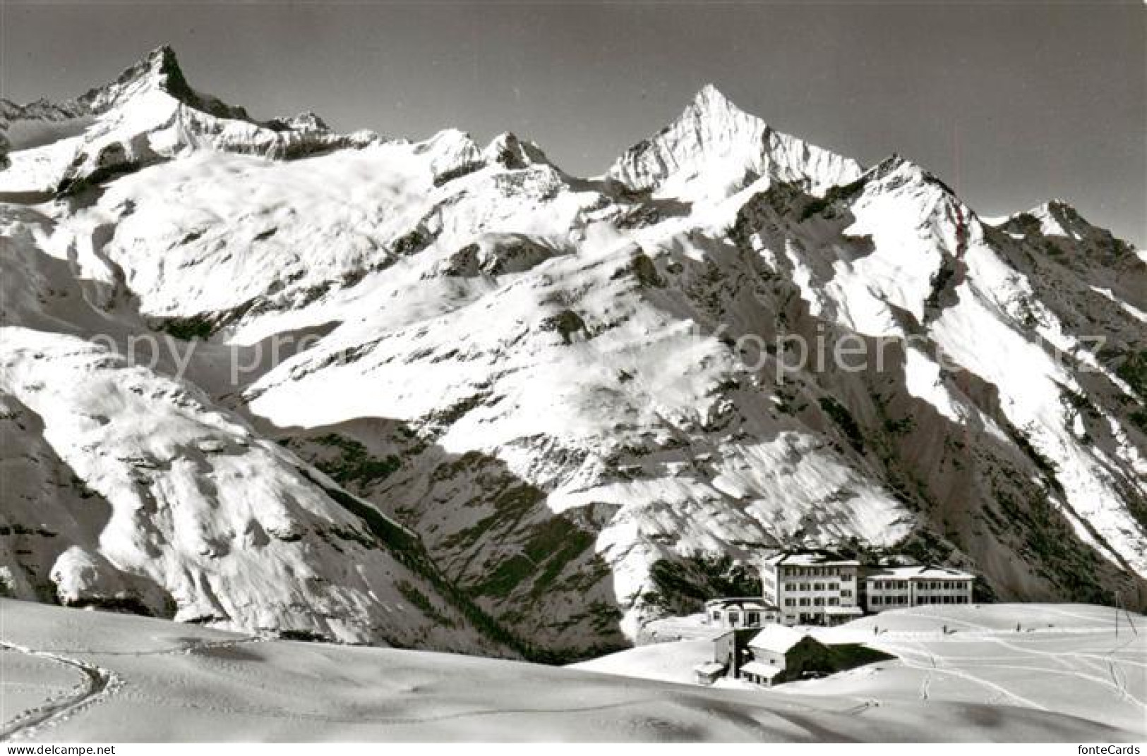 13802304 Zermatt VS Sporthotel Riffelberg Zinal Rothorn Und Weisshorn Zermatt VS - Andere & Zonder Classificatie