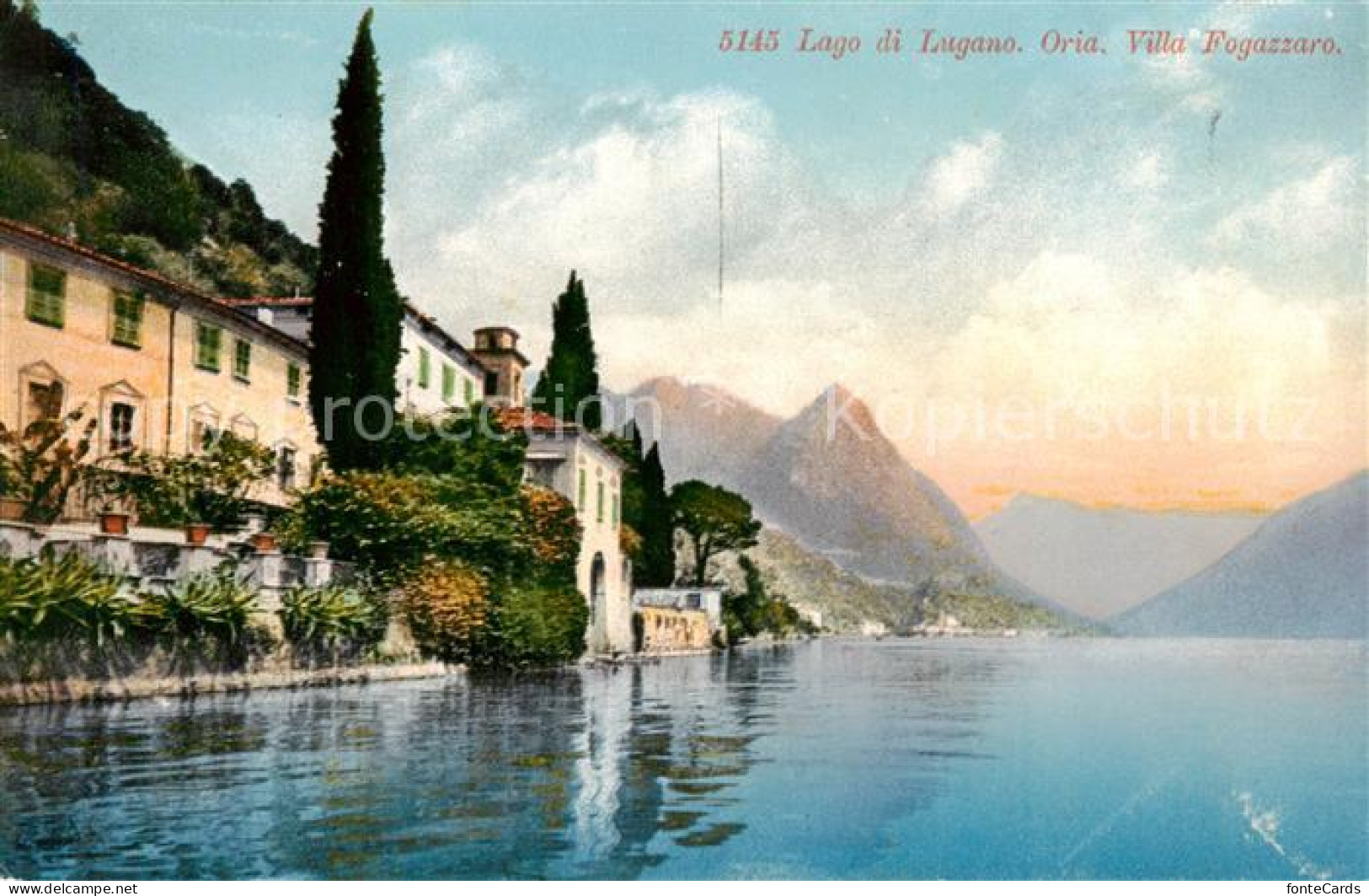 13802264 Oria  Lago Di Lugano TI Villa Fogazzaro  - Andere & Zonder Classificatie