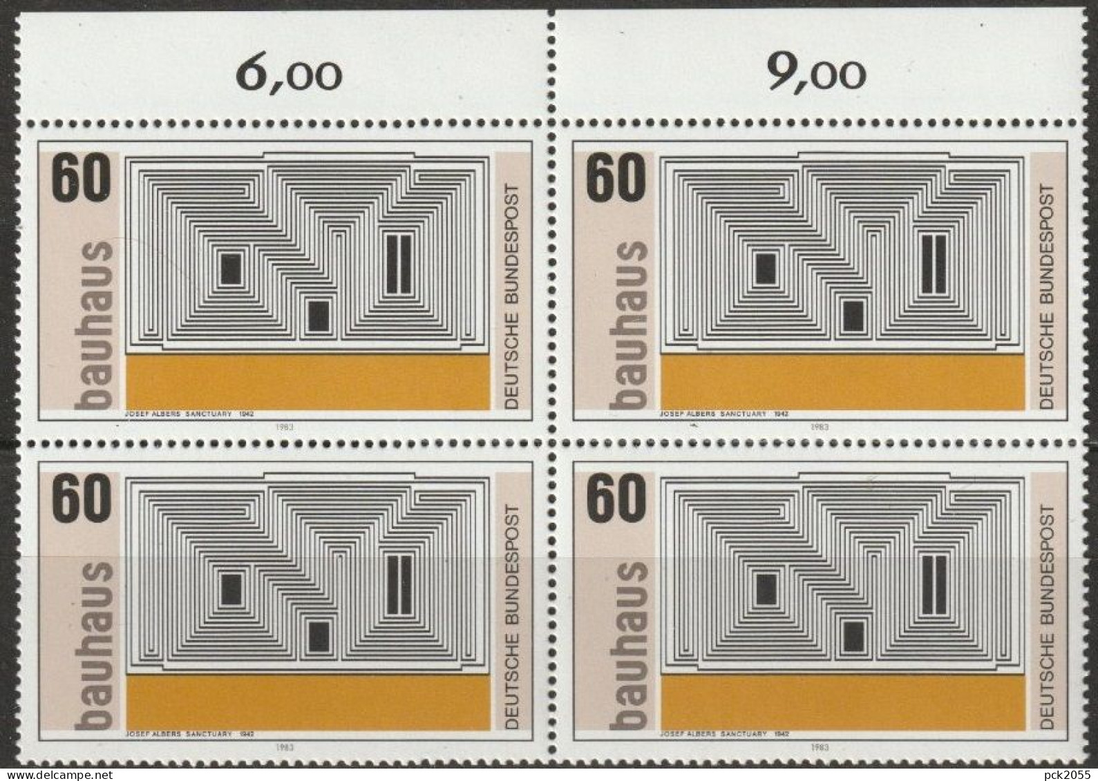 BRD 1983 MiNr.1165 4er Block ** Postfrisch Bauhaus ( EK41/3 )günstige Versandkosten - Unused Stamps