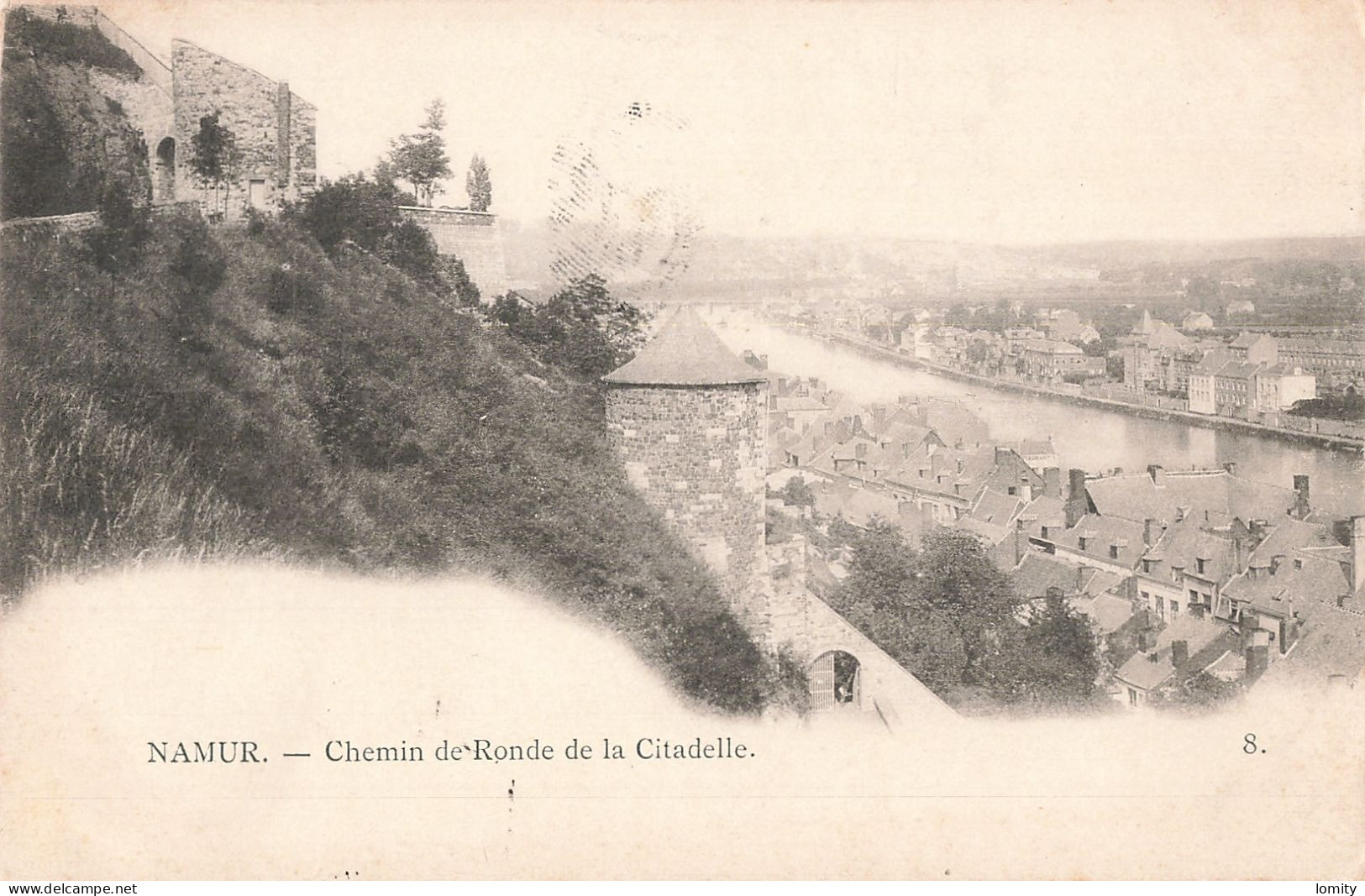 Belgique Namur Chemin De Ronde De La Citadelle CPA  Cachet 1902 - Namur