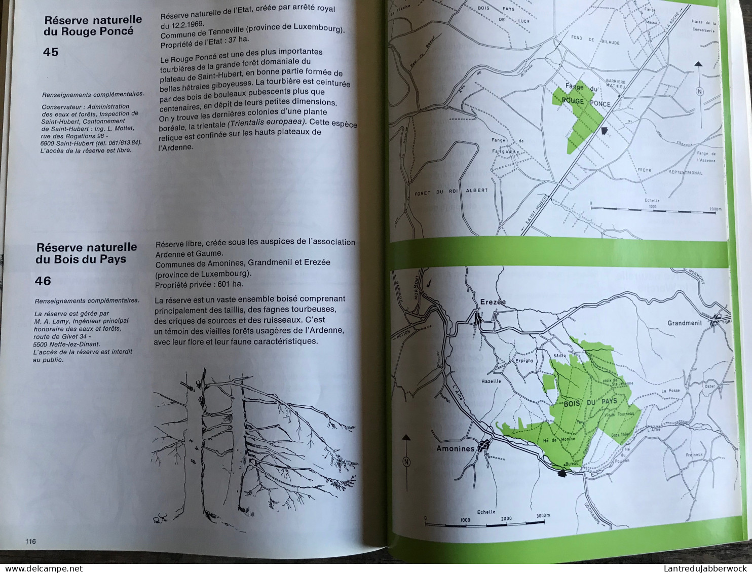 Les Réserves Naturelles En Belgique 1970 Régionalisme Zwin Wingene Molsbroek Rietland Riebos Torgny Gaume Warche Heid - Belgium