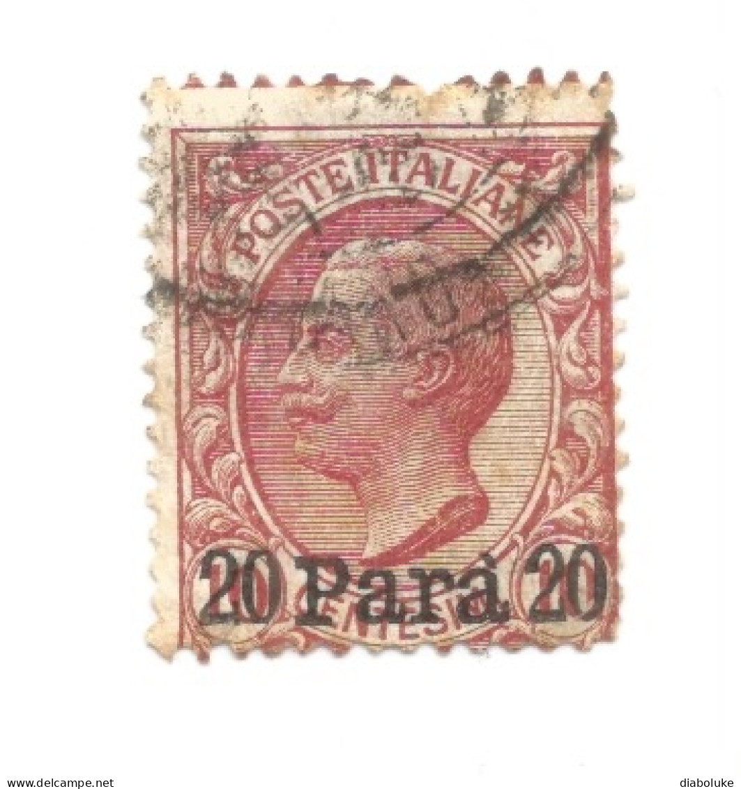 (COLONIE E POSSEDIMENTI) 1907, EMISSIONE PER LA SOLA ALBANIA, 20pa SU 10c - 1 Francobollo Usato (CAT. SASSONE N.11) - Sonstige & Ohne Zuordnung