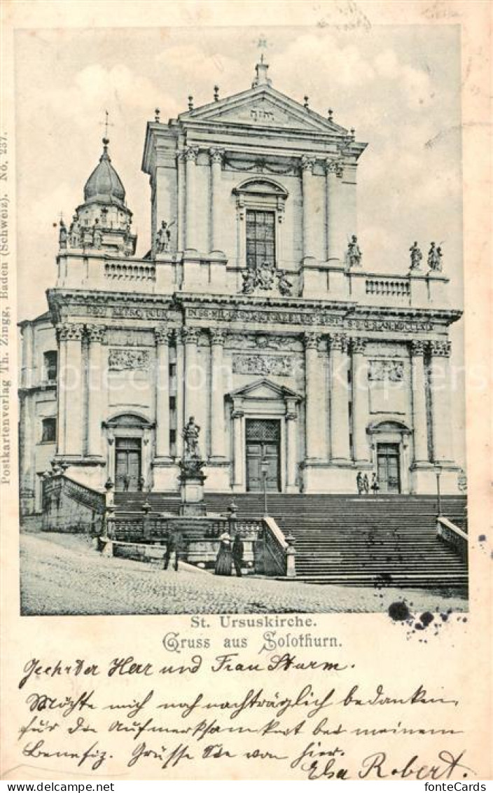 13801964 Solothurn St Ursuskirche Solothurn - Andere & Zonder Classificatie