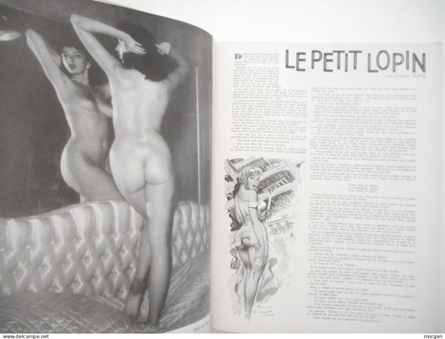 EROTISME, PIN UPS, LA VIE PARISIENNE DECEMBRE 1957, LA DANSE DESSINS ANDRE MICHEL - Zonder Classificatie