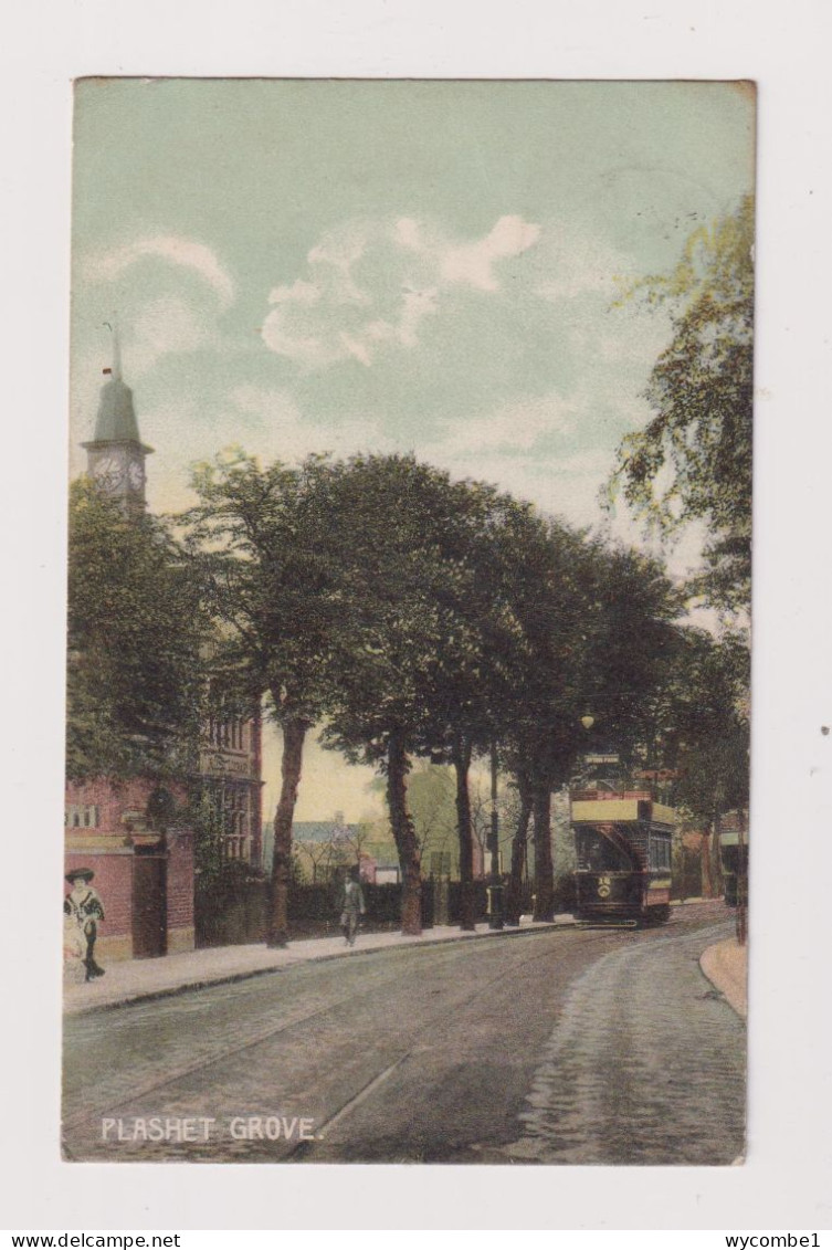 ENGLAND - London Plashet Grove Used Vintage Postcard As Scans - Andere & Zonder Classificatie