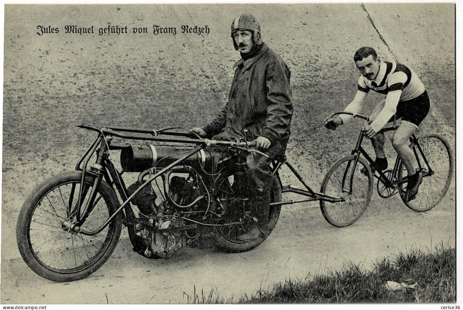 Jules Miquel Geführt Von Franz Redzeh - Cyclisme