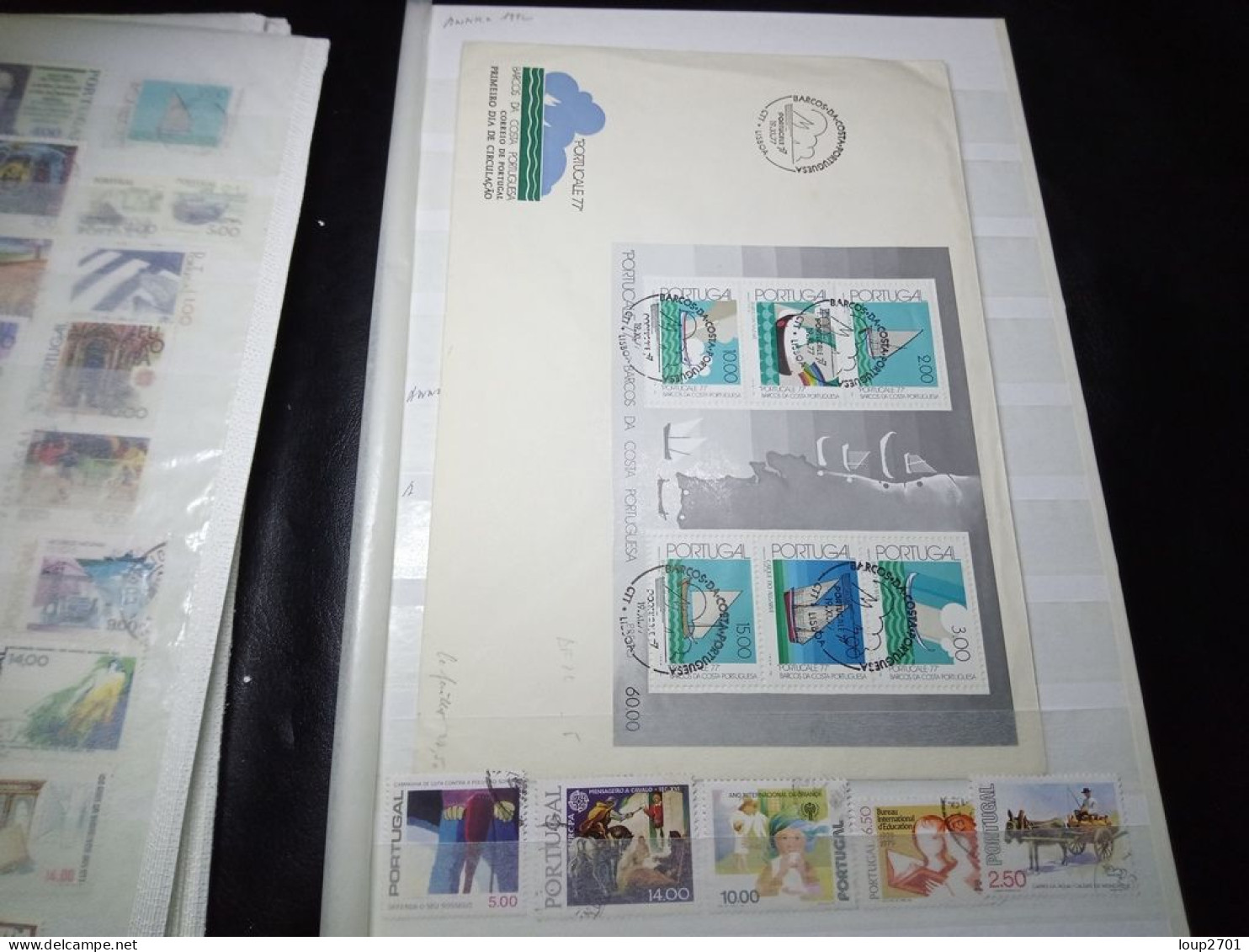 DM925 LOT FEUILLES PORTUGAL N / O A TRIER COTE++ DEPART 10€