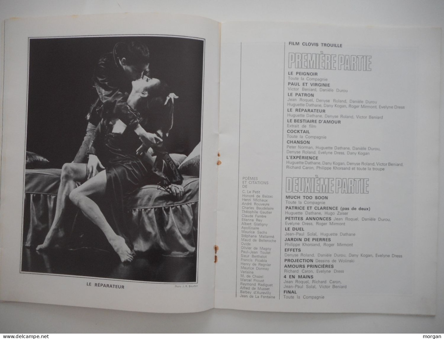 THEATRE EROTIQUE, REVUE OH CALCAUTTA, 1972 VINTAGE PROGRAMME ELYSEE MONTMARTRE 1972 - Unclassified