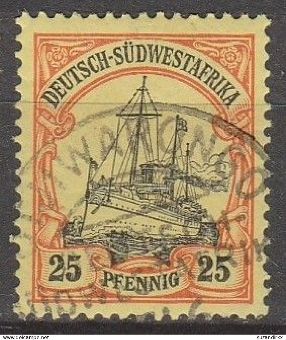 Deutsch SüdWest-Afrika   .    Michel   .   15      .     O     .      Gestempelt - German South West Africa