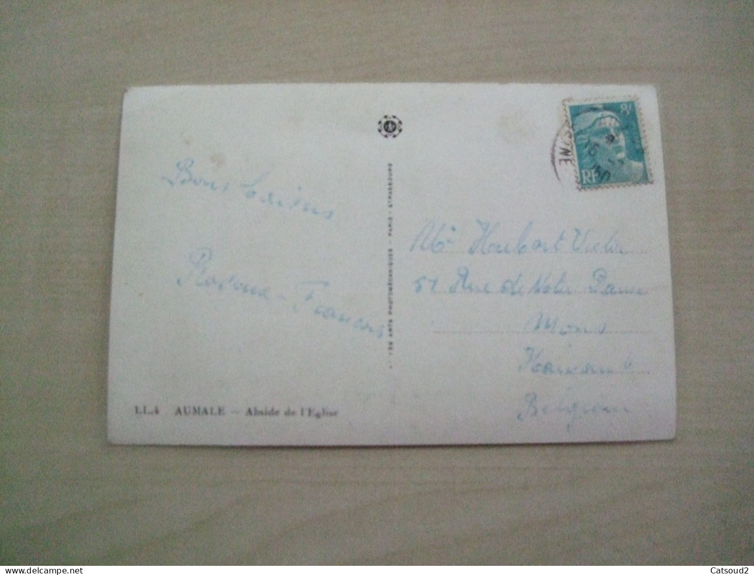 Carte Postale Ancienne AUMALE Abside De L'église - Aumale