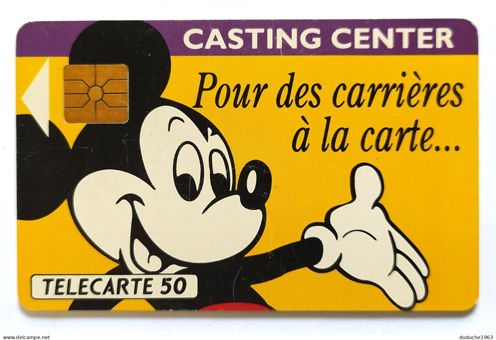 Télécarte France - Disneyland - Casting Center - Zonder Classificatie