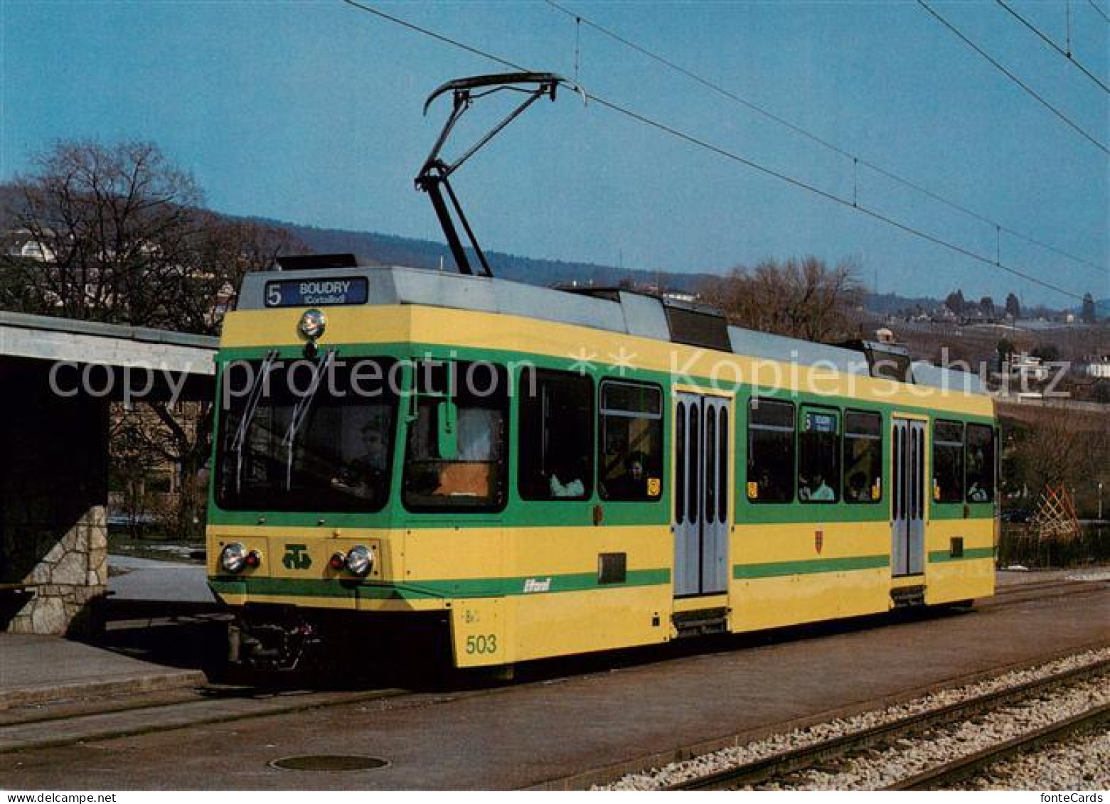 13801078 Neuchatel NE Strassenbahn Neuchatel NE - Autres & Non Classés