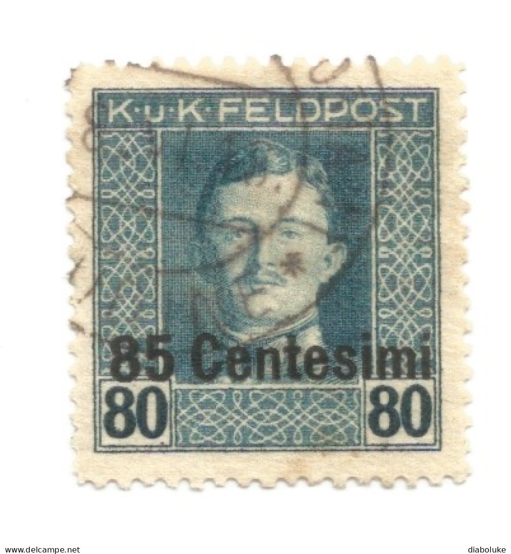 (COLONIE E POSSEDIMENTI) 1918, FRIULI VENETO, SOPRASTAMPATI, 85c SU 80h - 1 Francobollo Usato (CAT. SASSONE N.15) - Oest. Besetzung