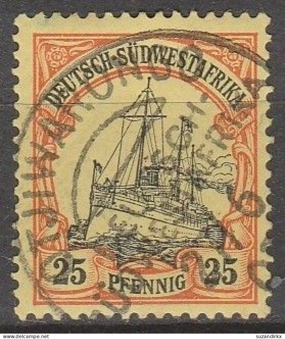 Deutsch SüdWest-Afrika   .    Michel   .   15      .     O     .      Gestempelt - German South West Africa