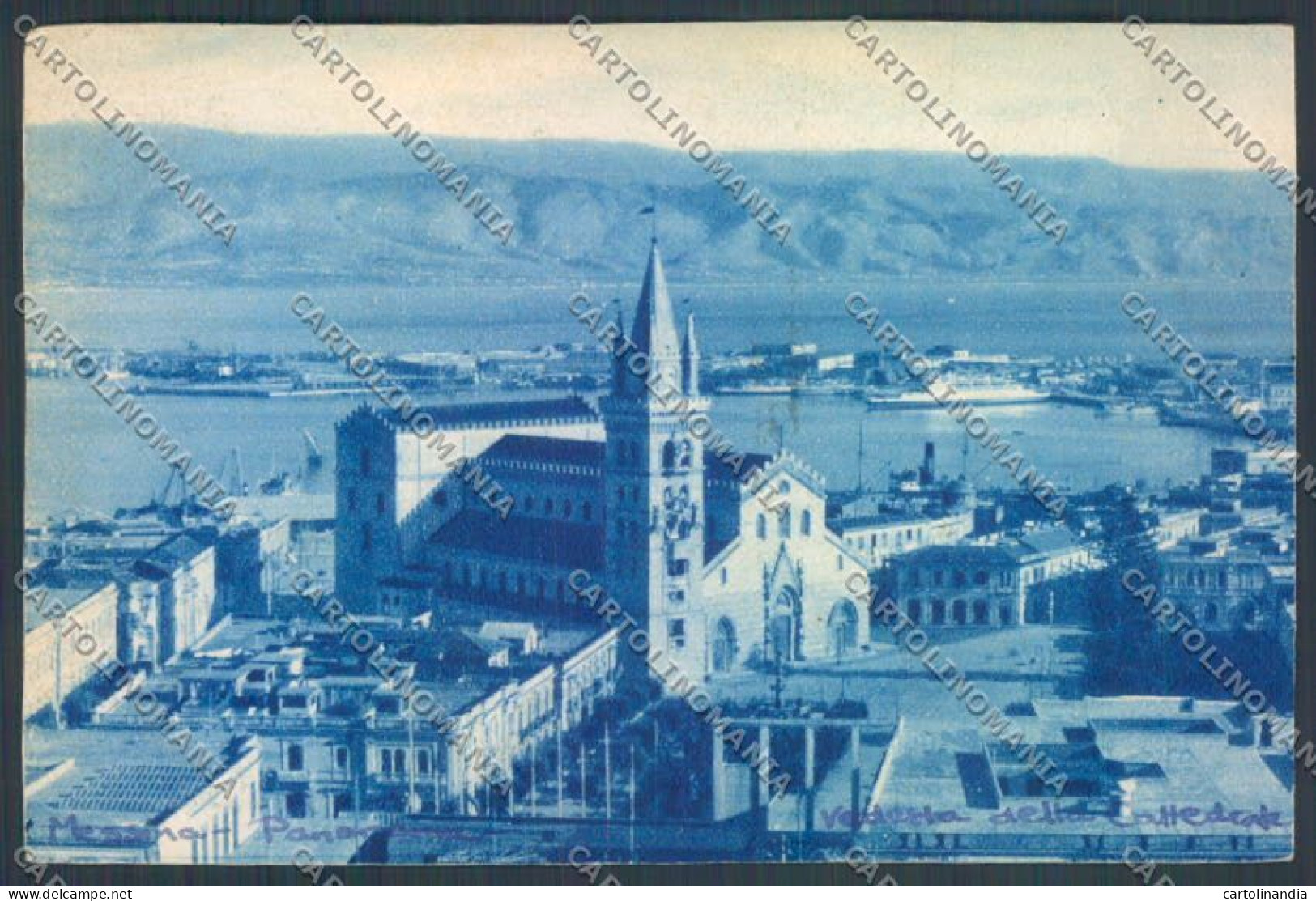 Messina Città PIEGA Cartolina ZB9334 - Messina