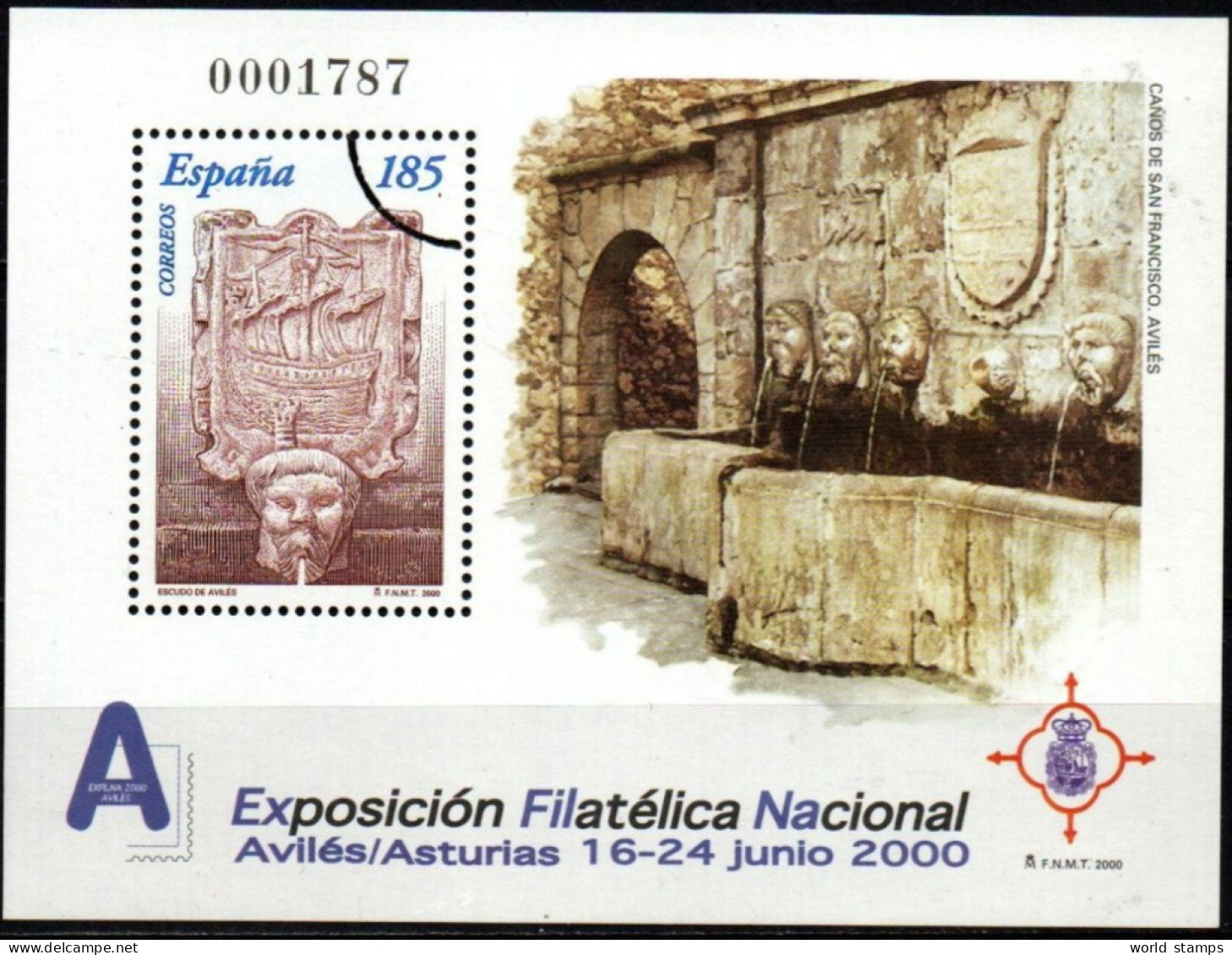 ESPAGNE 2000 O - Blocks & Kleinbögen