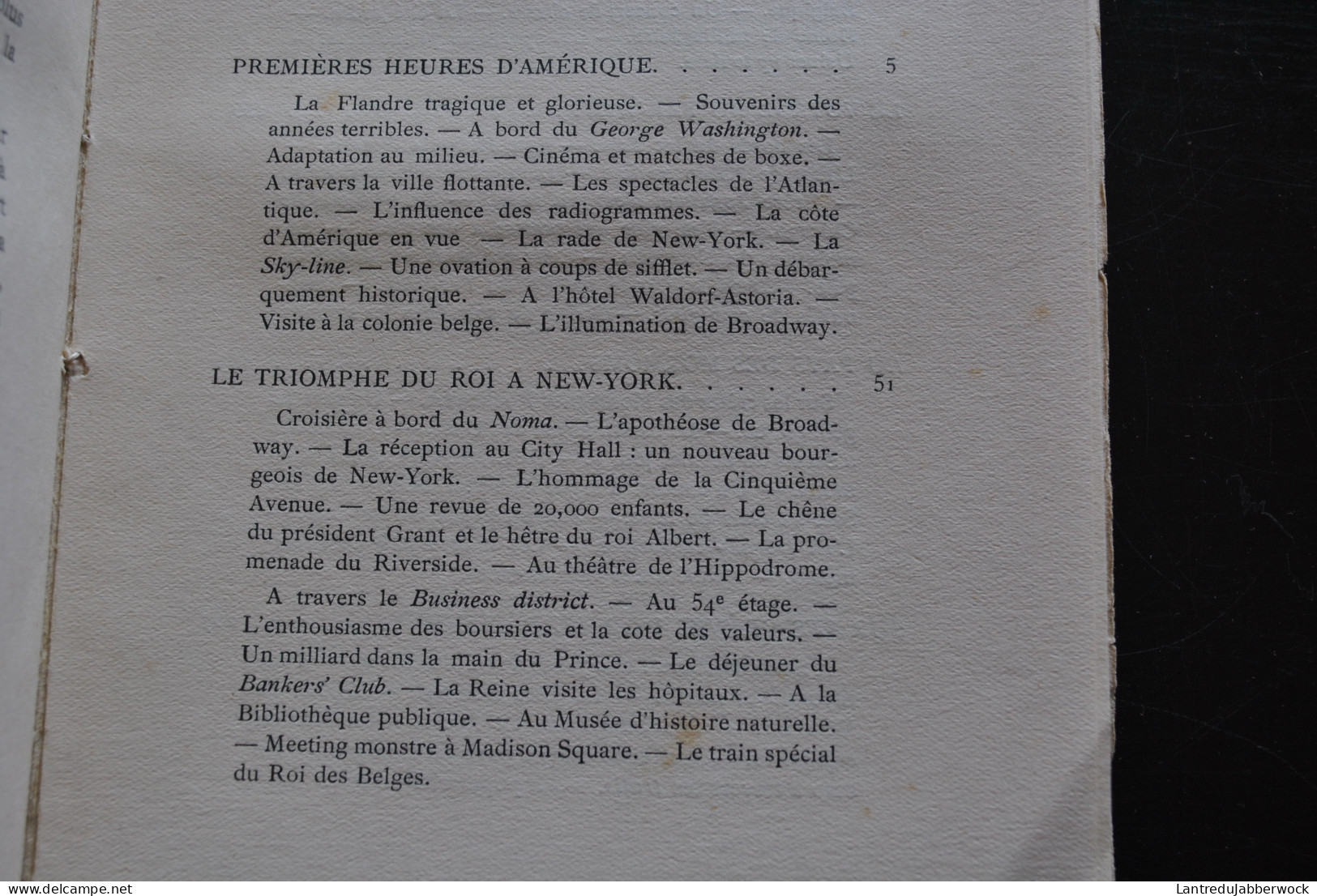 Franz ANSEL Le grand voyage du Roi des Belges aux Etats-Unis d'Amérique 1922 Régionalisme USA Folie Far West Politique 