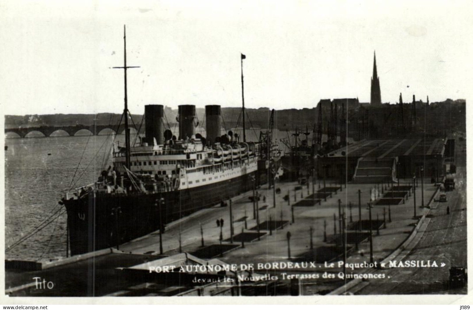 Transports - Bateaux - Paquebot - "Massilia" - Port Autonome De Bordeaux - 7133 - Paquebots