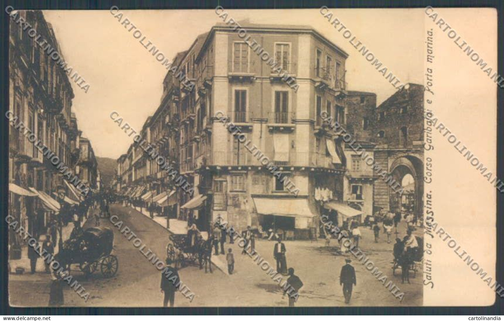 Messina Città Corso Garibaldi Cartolina ZB9430 - Messina