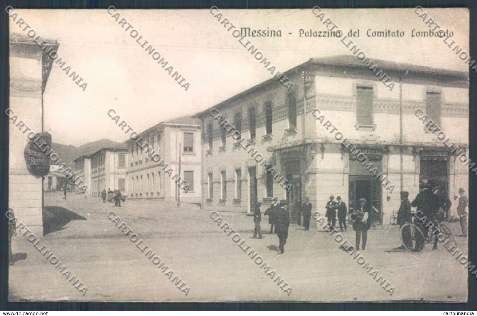 Messina Città SCOLLATA Cartolina ZB9487 - Messina