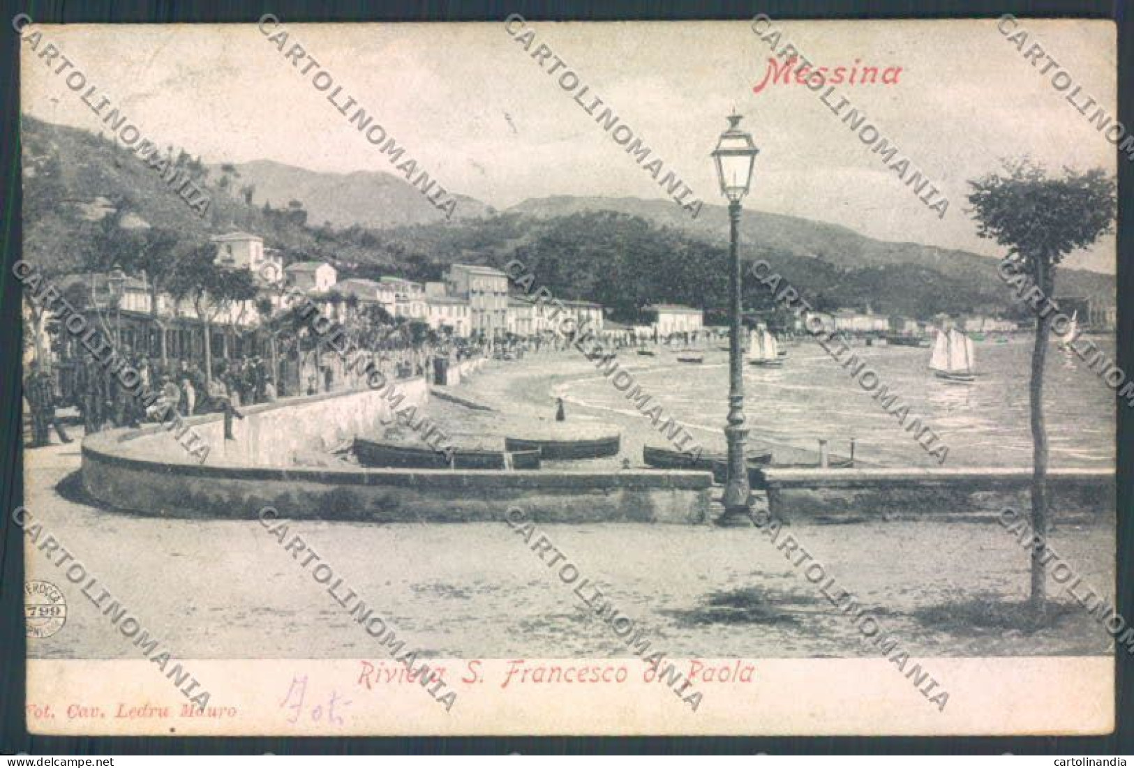 Messina Città Tram Alterocca Cartolina ZB9506 - Messina