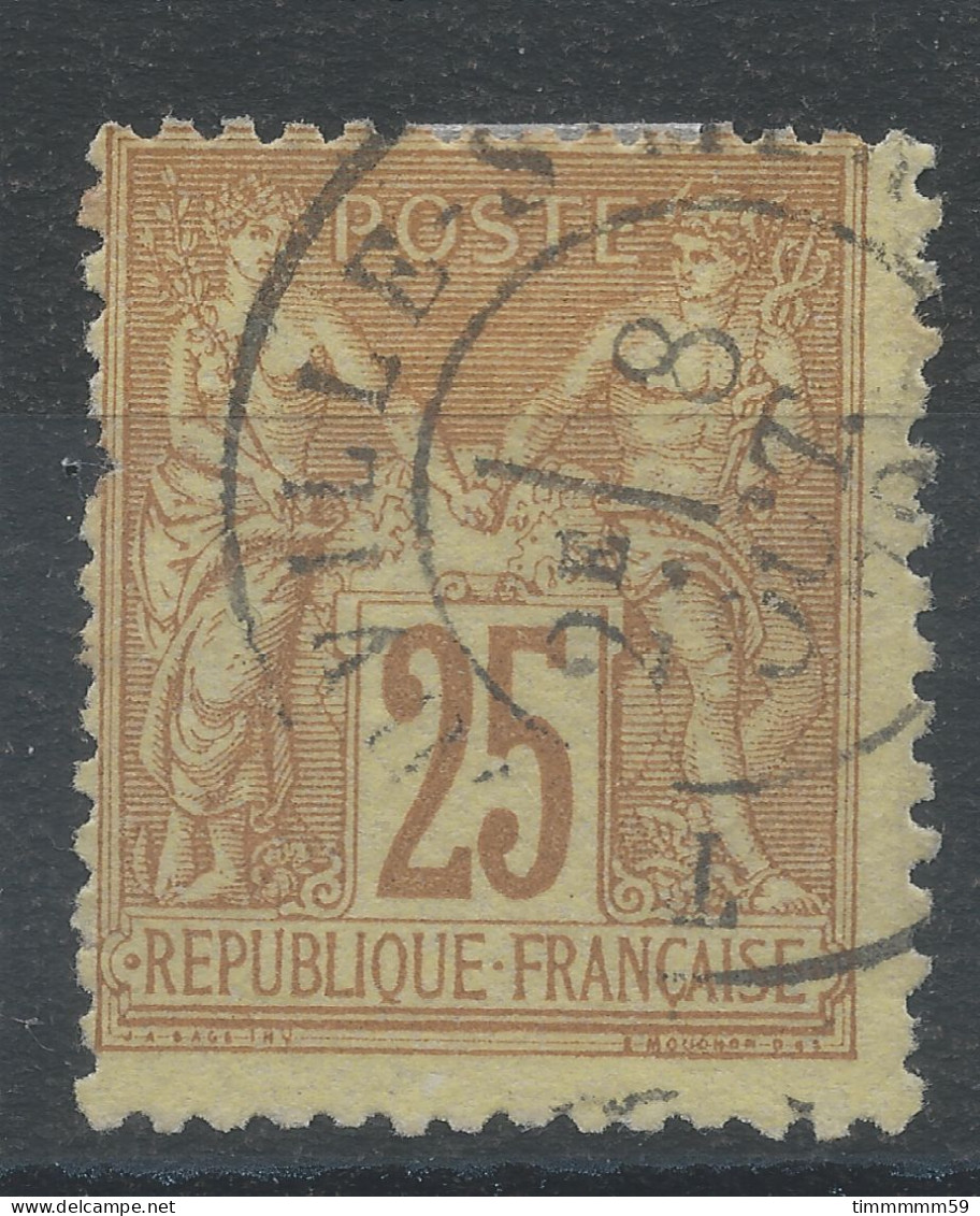Lot N°82756   N°92, Oblitéré Cachet à Date De TROUVILLE S/ MER "CALVADOS" - 1876-1898 Sage (Tipo II)