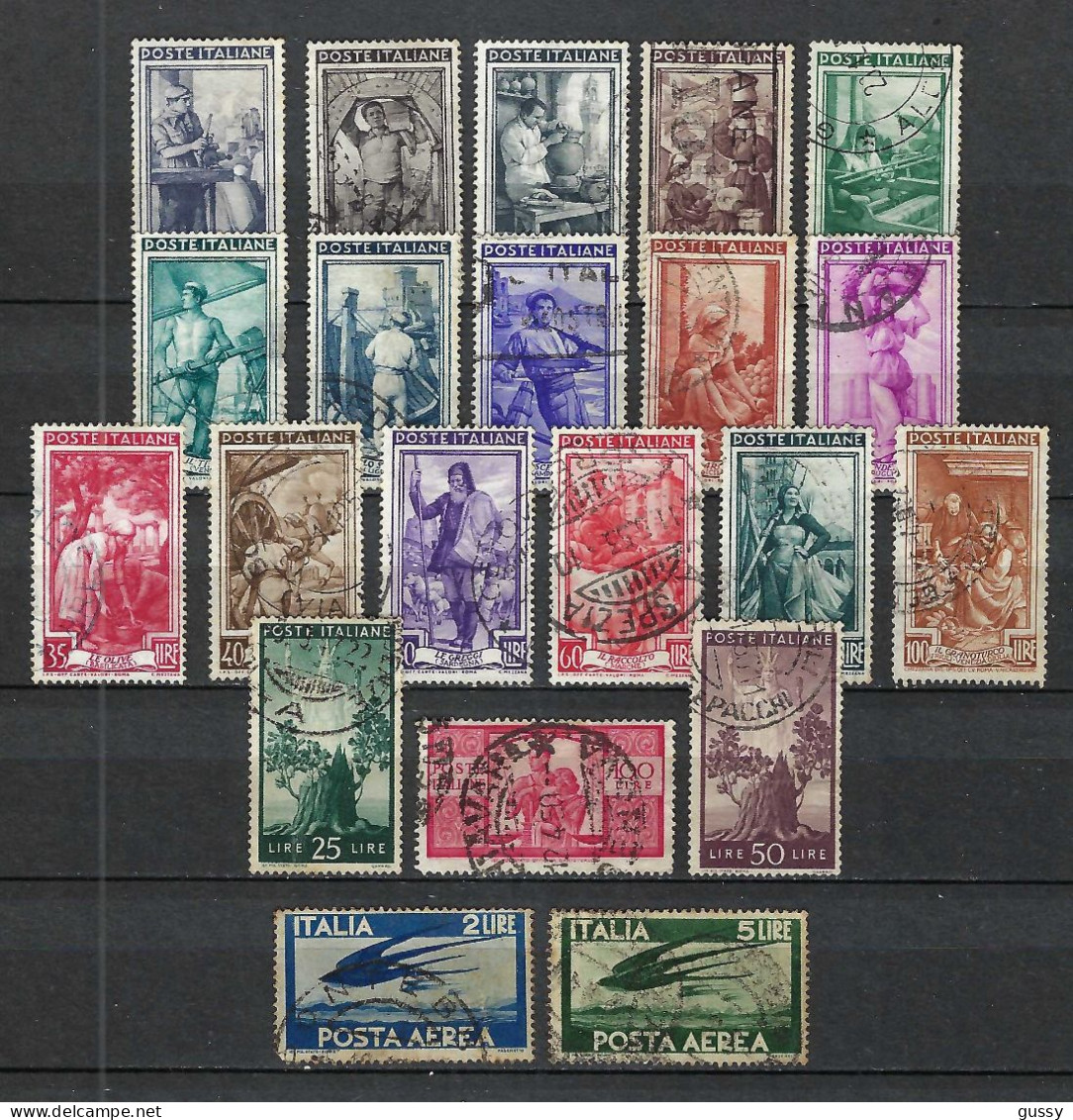 ITALIE Ca.1946-50: Lot D' Obl. Petit Prix - 1946-60: Used