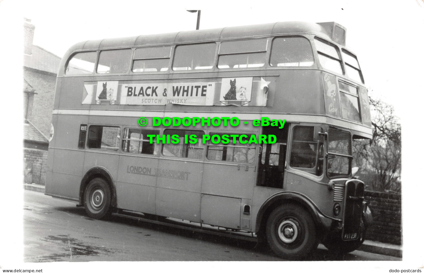 R506298 London Transport Bus. Postcard - Andere & Zonder Classificatie