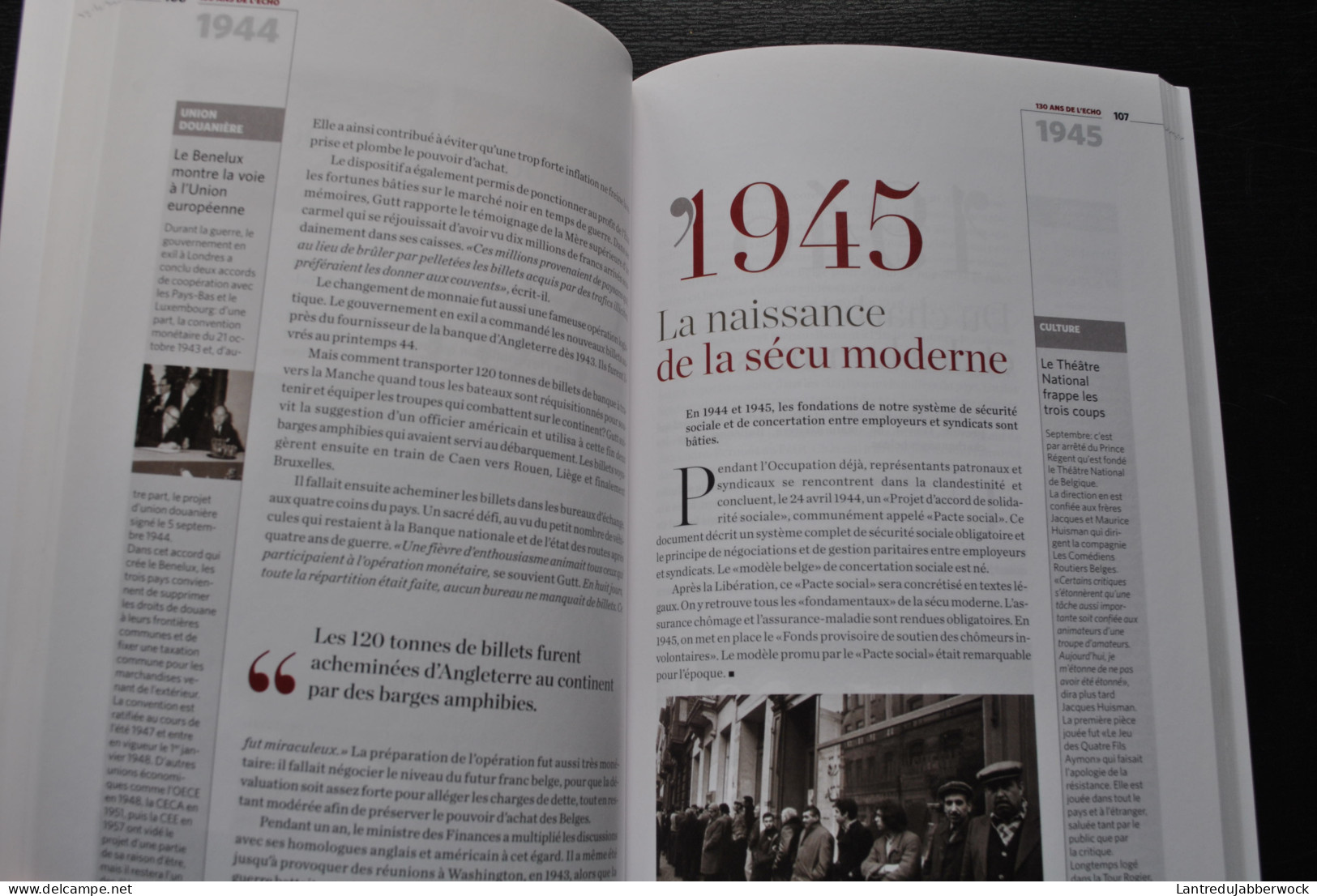 L'ECHO 130 ANS D'HISTOIRES  1881 2011 Les Plus Belles Histoires De L'économie Et De La Finance Belges  - Belgique