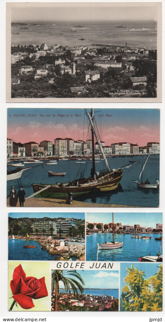 06 - GOLFE JUAN -  Lot De 7 Cartes Postales En Tbe - Toutes Scannées - (R011) - Vallauris