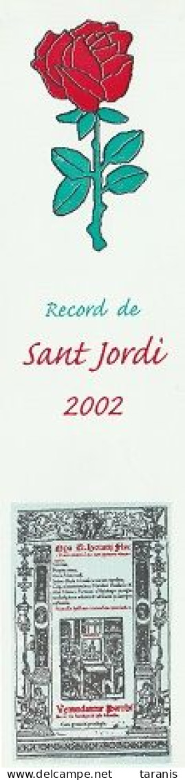 SANT JORDI - BARCELONE 2002 - MP TBon Etat (voir Scan) - Marcapáginas