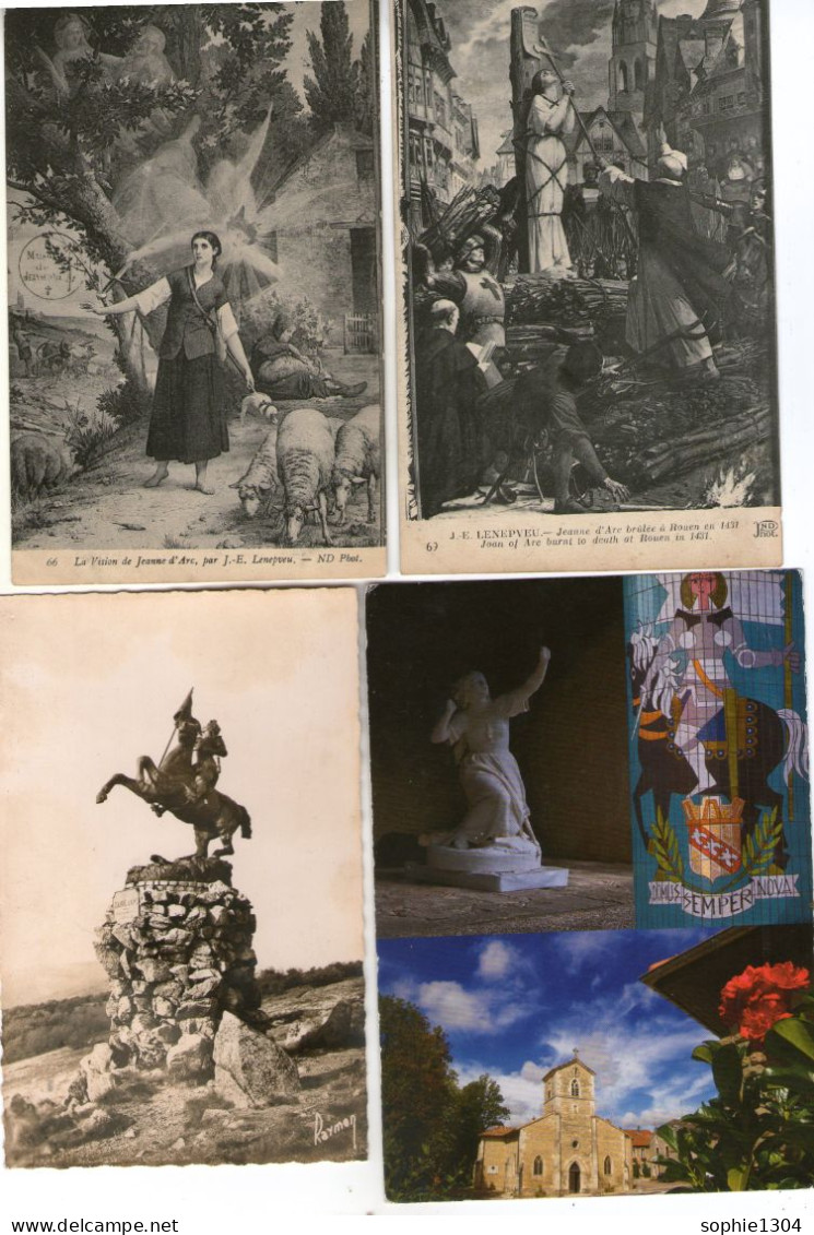 7 CARTES - JEANNE D'ARC - Historische Figuren