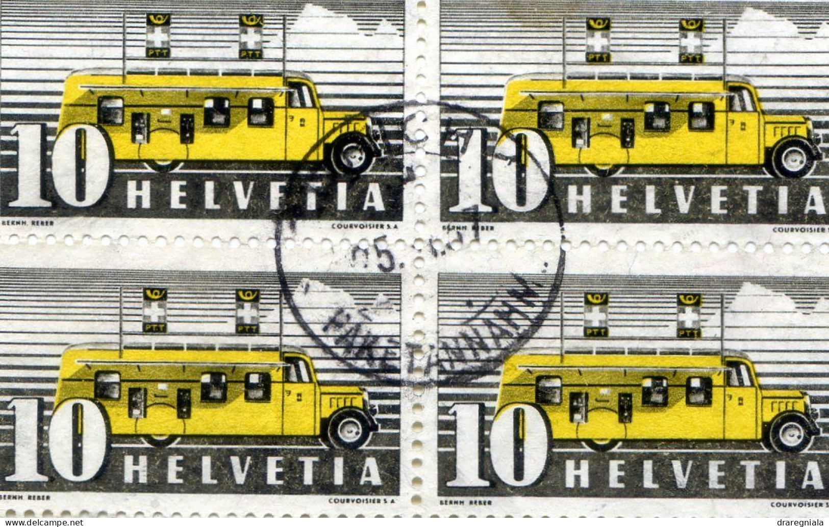 Cachet Zurich Paketannahn 1937 - Bureau De Poste Automobile  - Automobilpostbüros N°210X - Used Stamps