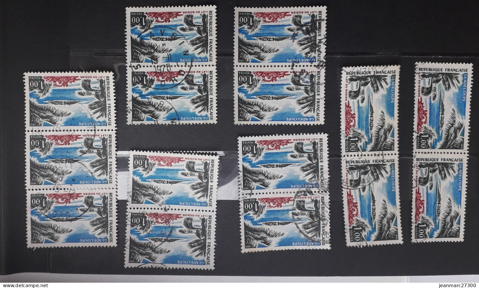YT N° 1646 Oblitérés Paires Ou Bloc De 3 - Used Stamps