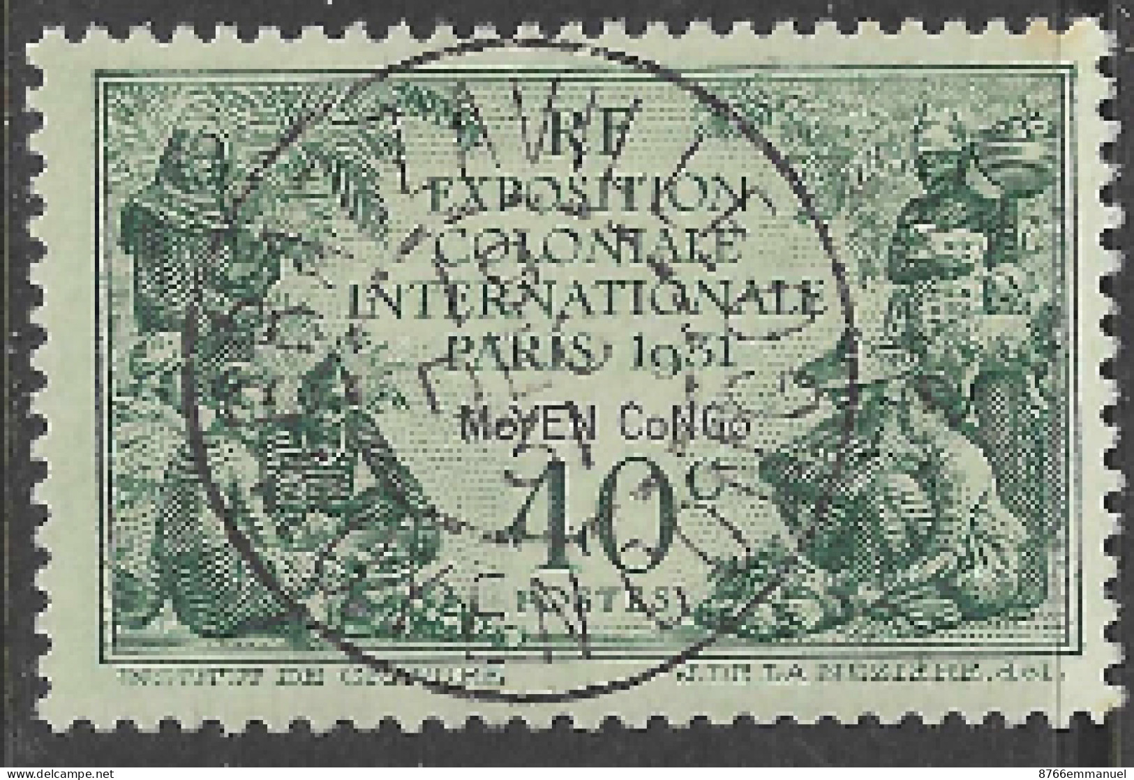 CONGO N°109 - Used Stamps